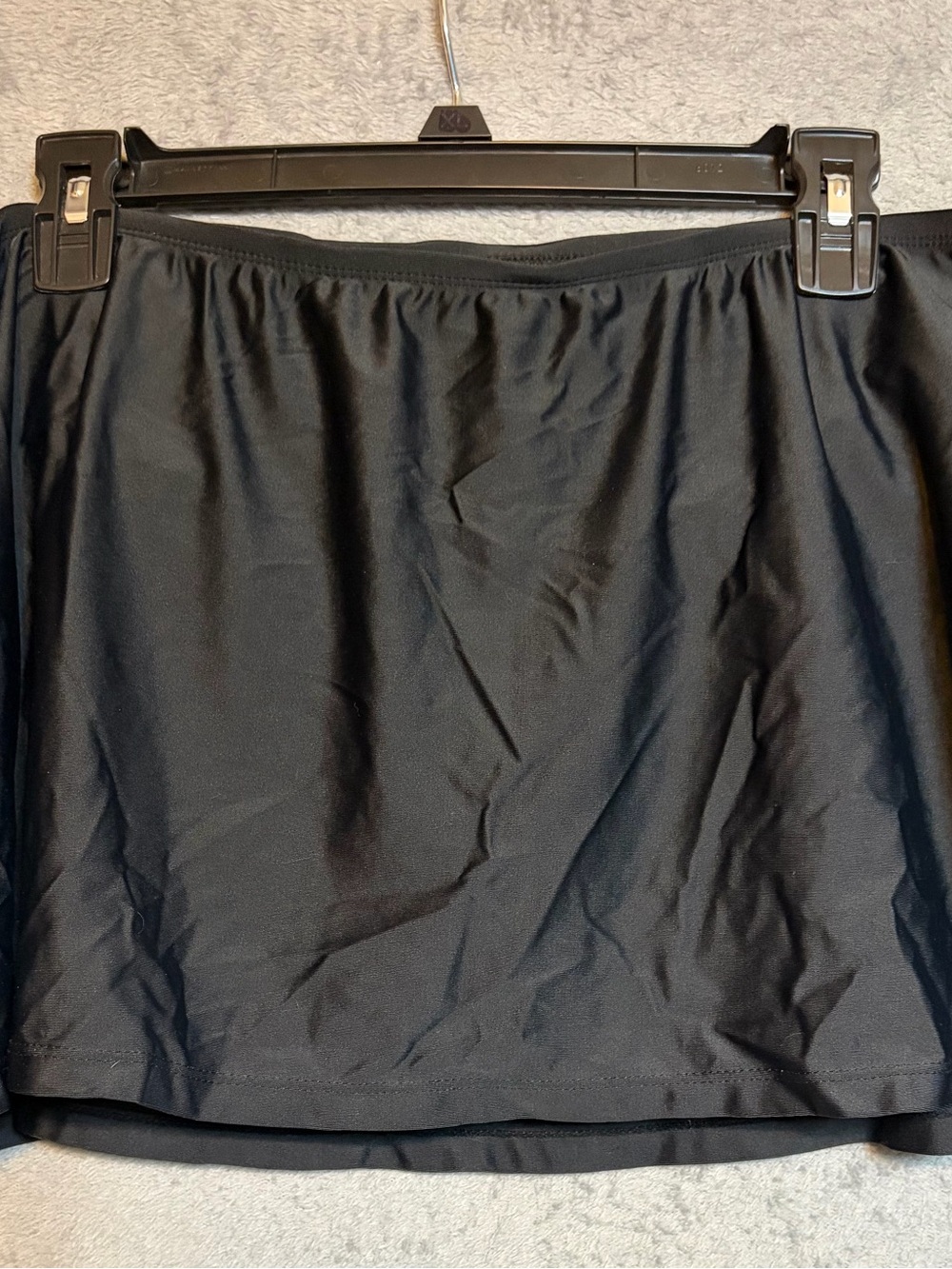 Time and Tru Black Swim Skirt